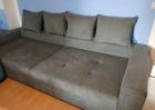 BIG Sofa grau Wohnlandschaft